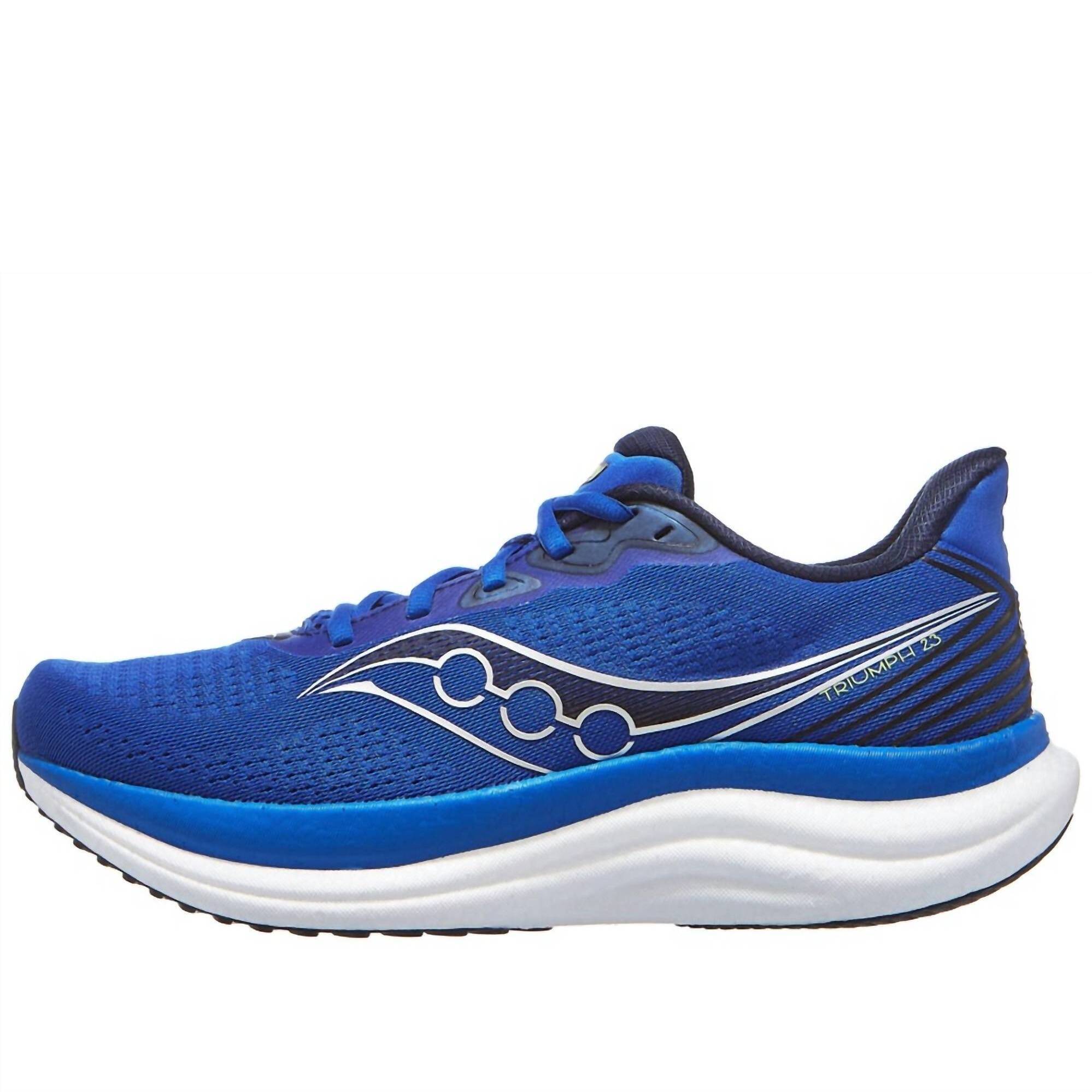 New Saucony Men's Triumph 23 Sneaker In Lapis/Silver